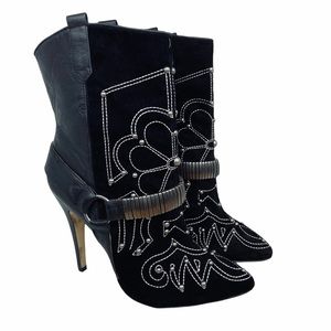 Buffalo London Stiletto Cowboy Booties